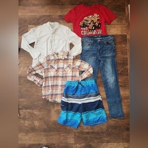 Boys 5-piece Clothing Bundle, Boys Size X-Large 14/16 Clothes Lot